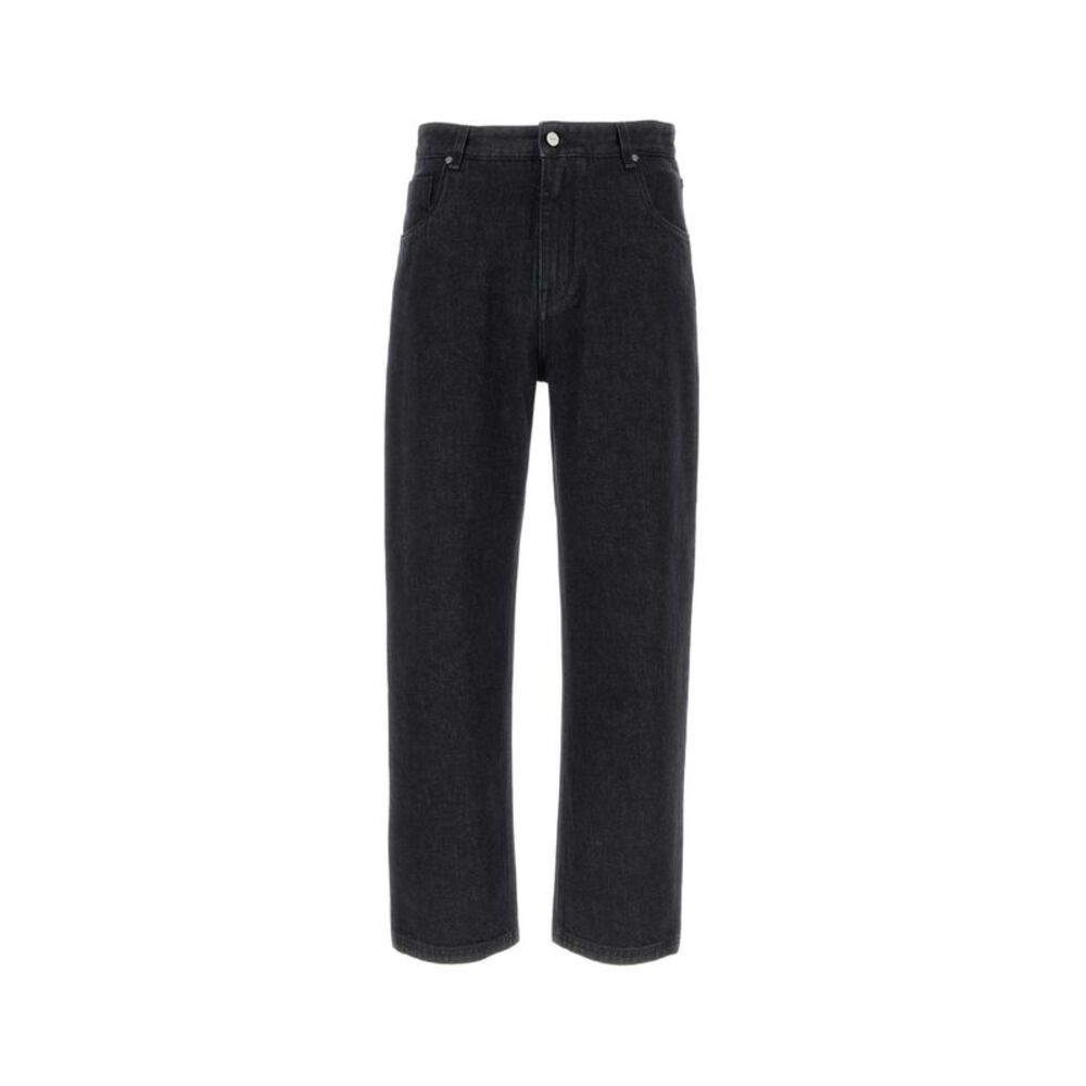 Fendi Men Black Denim Jeans
